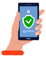 Ikona ověření telefonního čísla